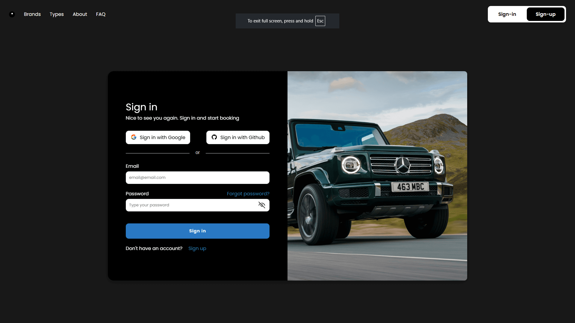 project screenshot