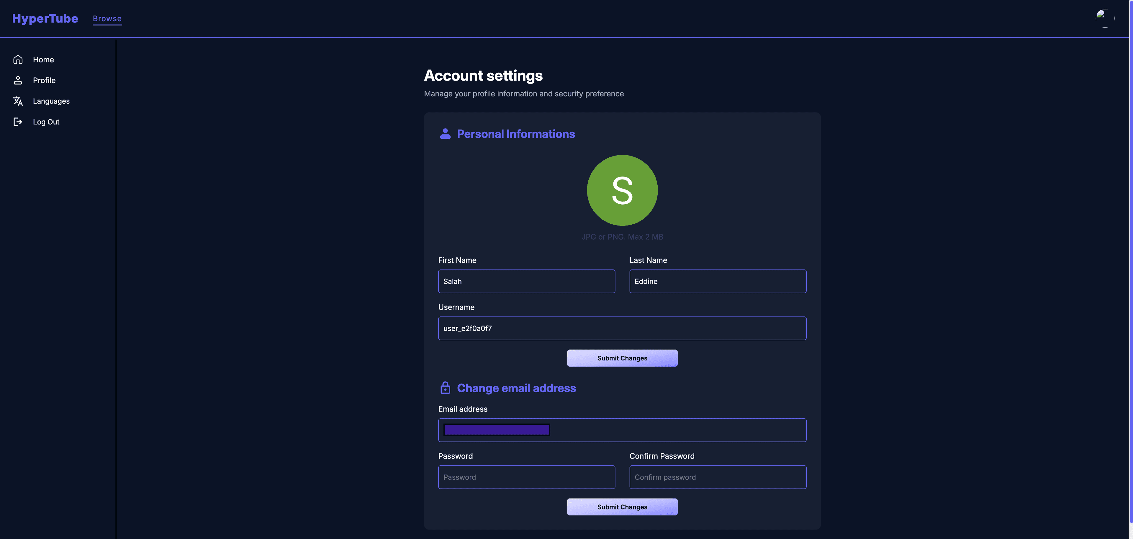 project screenshot
