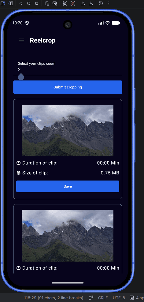 project screenshot