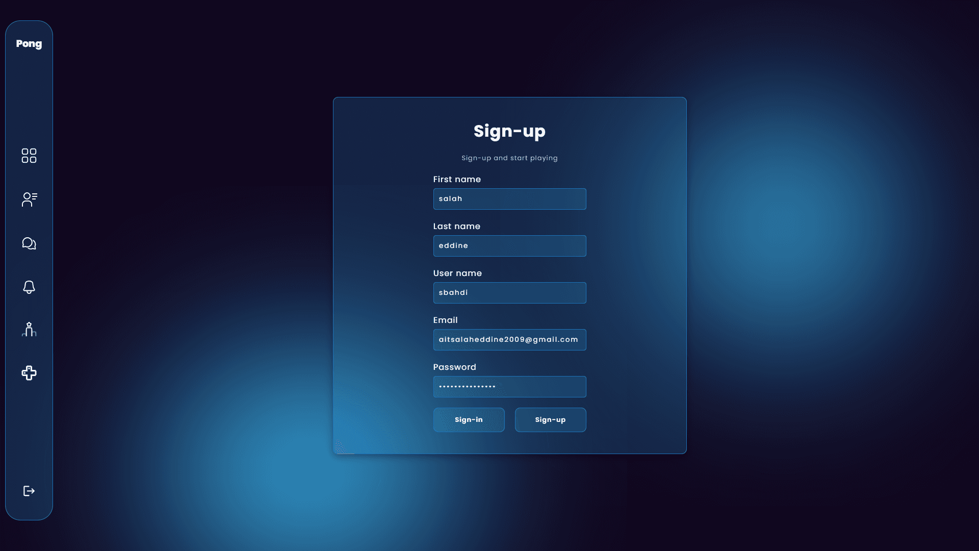 project screenshot