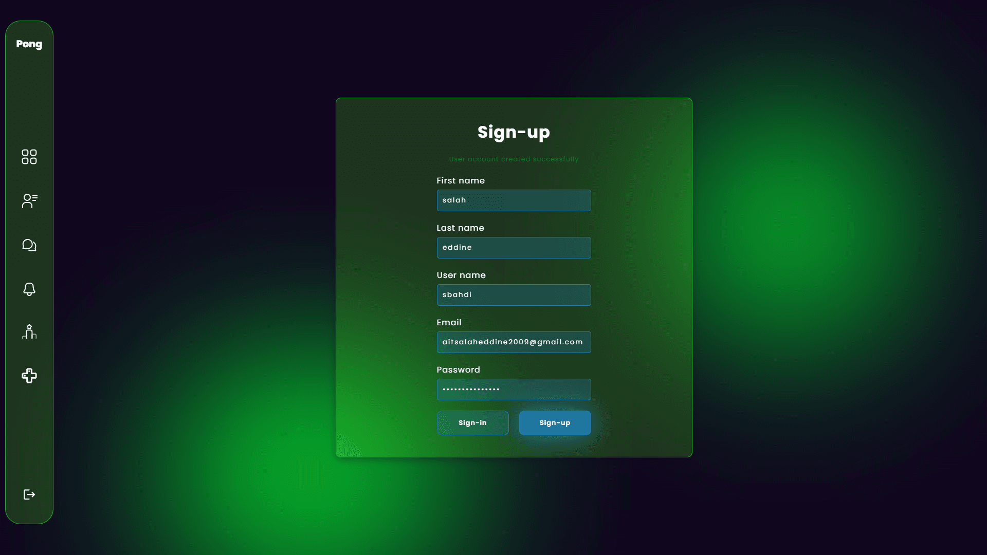 project screenshot
